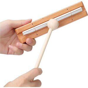 Chime Percussion, Hand Bell Meditation Chimes with Mallet (Tone 1)